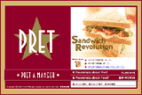 「Pret A Manger」ホームページ